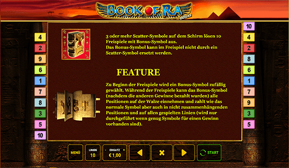 Book of Ra Deluxe Feature