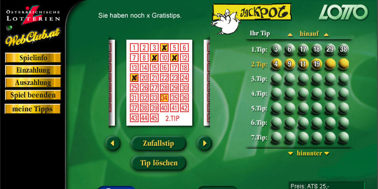Lotto im Jahr 2001