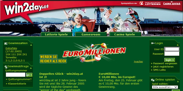 EuroMillionen im Jahr 2004